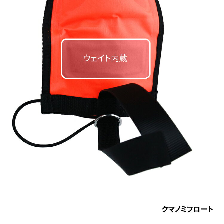 [ PRODIVE ] SMB w-Valve 6ft 180cm シグナルフロート FLOAT（ Clownfish / Dolphi...