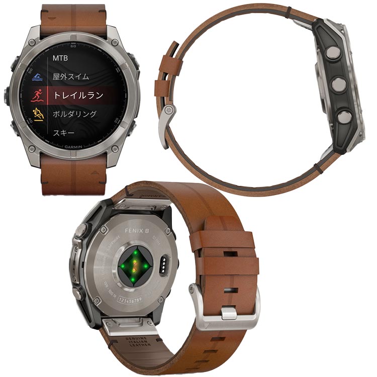 [ GARMIN ] ガーミン fenix 8 Sapphire AMOLED 51mm 010-02905-81