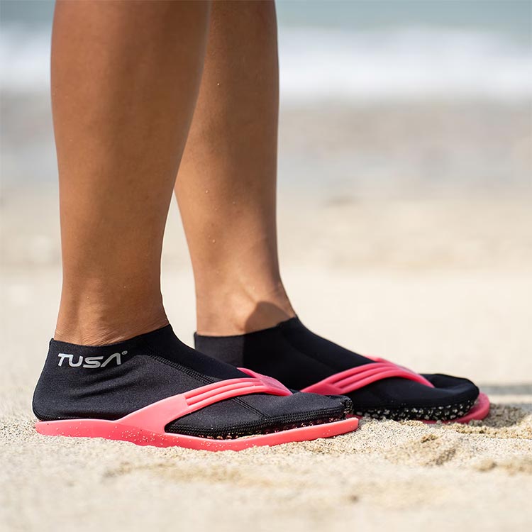 [ tusa sport ] UA5015 フィンソックス ブラック 22.5cm-30.0cm