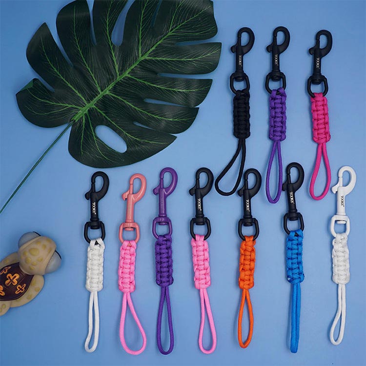 [ TOOKE ] Colorful Bolt Snap w/Lines TF930-75 ボルトスナップ ひも付き