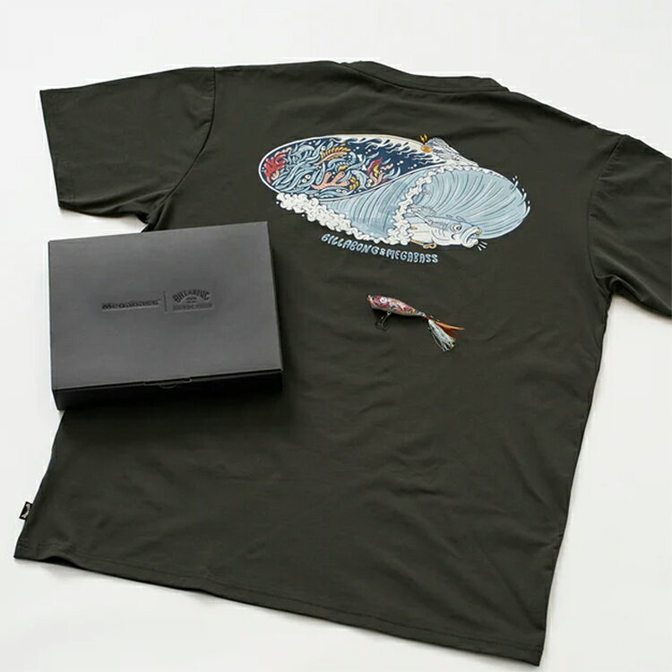 [ BILLABONG ] ビラボン メンズ 【MEGABASS×BILLABONG】 【OVER FIT】 MEGABASS SURF FLEX サーフTシャツ BG01A863
