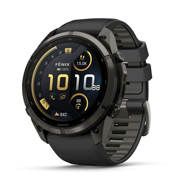 [ GARMIN ] ガーミン fenix 9 Pro inReach Sapphire AMOLED 51mm Ti / Black 010-04337-61 フラッグシップ