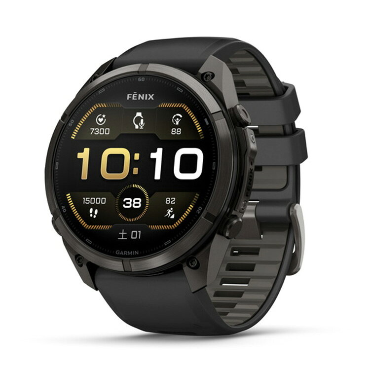 [ GARMIN ] ガーミン fenix 9 Pro Sapphire AMOLED 51mm DLC Ti / Black 010-04337-69 フラッグシップGPSウォッチ