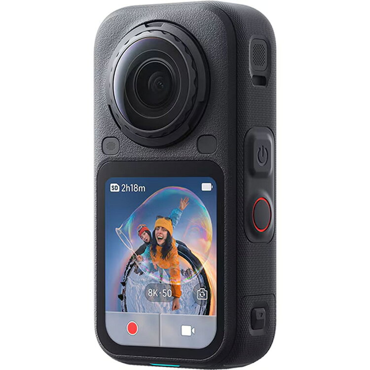 エムアイシー21(mic21)の[ Insta360 ] Insta360 X6 標準キット 8K/50fps 360度撮影 1インチセンサー搭載 トリプルAIチップ 20m防水 CINSABXA-X601 CINSABXA-X6｜アングル3