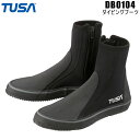 ダイビング シュノーケル ブーツ TUSA ツサ DB0104 3mm ダイビングブーツ 22-29cm DB-0104 ダイビング用ブーツ