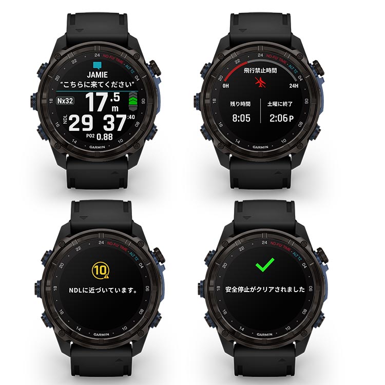 [ GARMIN ] �����ߥ� Descent Mk3i 51mm Carbon Gray DLC Ti/Black �����֥���ԥ塼���� T2 �ȥ�󥷡��С��б� 010-02752-32