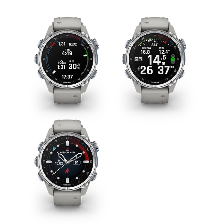 [ GARMIN ] ガーミン Descent Mk3S 43mm ダイブコンピューター 010-02857-02