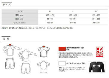 【GULL】GW-6573 2mm FIR SHORT SLEEVE HIGH NECK（2mm FIR ショートスリーブ ハイネック） メンズ ブラック 【特価品】 ダイビング スノーケル インナー