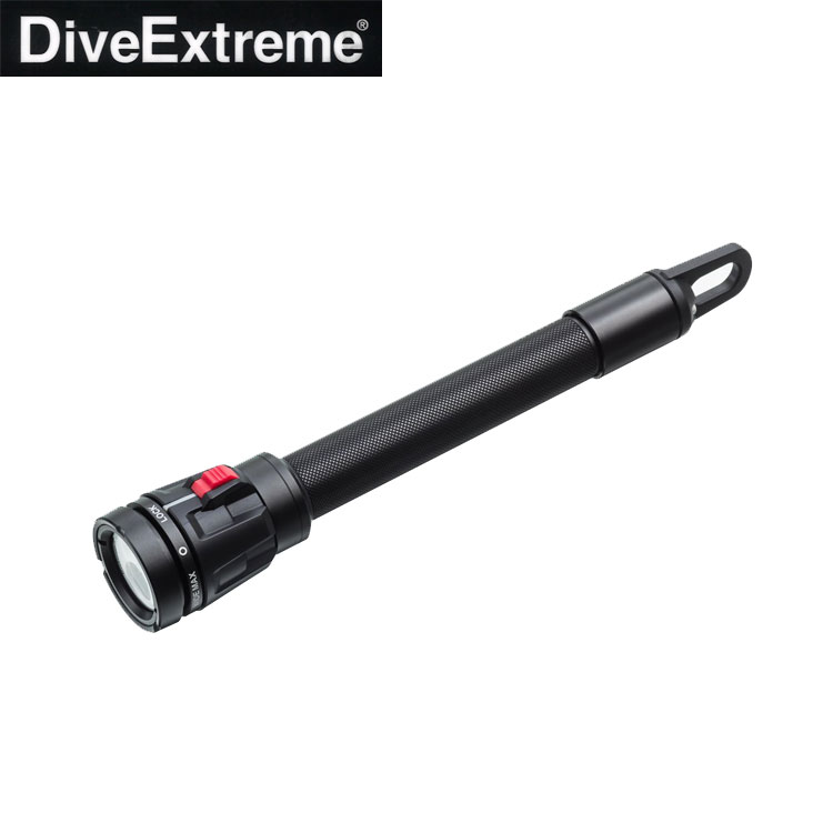 ダイビング ライト [ DiveExtreme ] ダイブエクストリーム LEDダイブライト DL1001 水中LEDライト スポット ワイド1/2 ワイドMAX[ 150m防水 ] [pointup]