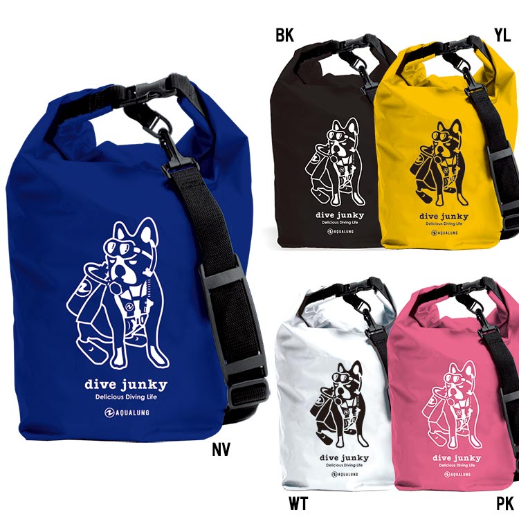 [ アクアラング ] DIVE JUNKY Waterproof Bag with Shoulder Belt ダイブジャンキー ウォータープルー..