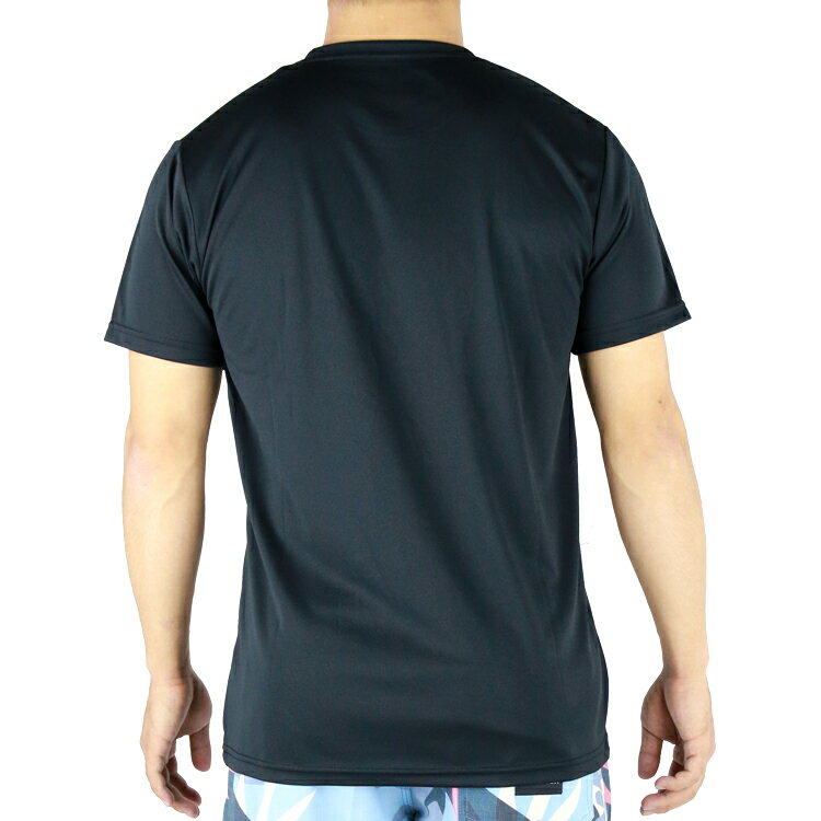 QuikSilver RADION SILENCE SS UVカット UPF50+ ラッシュガード Tシャツ 半袖 REGULAR FIT [BLK]