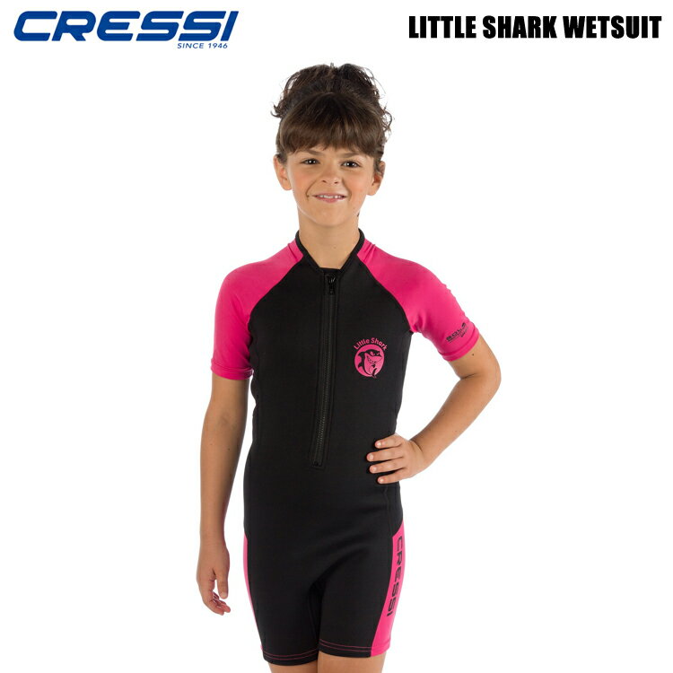 Ρ ååȥ [ Cressi ] å ȥ륷㡼硼ƥ CRESSI LITTLE SHARK SHORTY åĥץ BK/PK