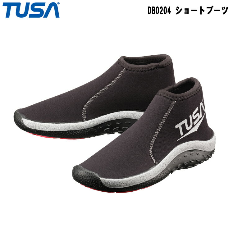 [ TUSA ] DB-0204 3mm ショートブーツ DB0204 23-30cm [ シュノーケリング用 ]