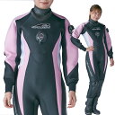 [ GRUSH ] ドライスーツ レディース DRY SUITS BK / PK / WT [ダイビング用] その1