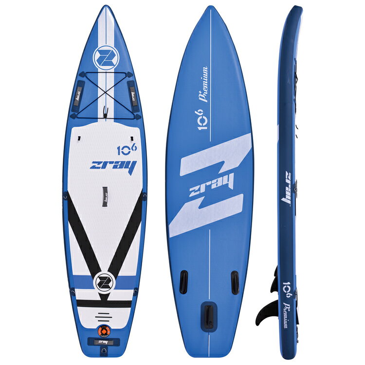 [ zray ] ジーレイ FURY PRO SUP インフレータブル スタンドアップパドルボード ハイグレードSUP セット F2-37509 (Blue) 2