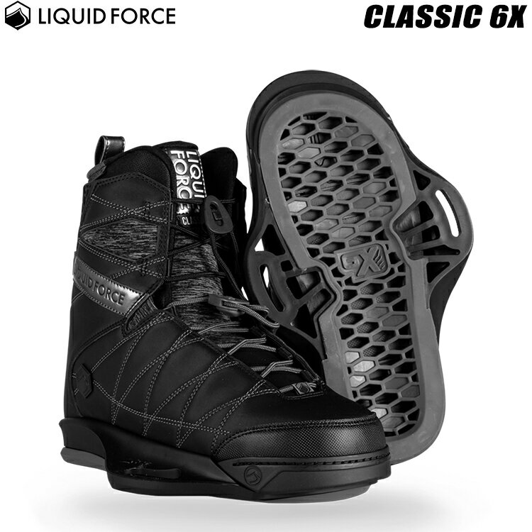 [ Liquid Force ] リキッドフォース　2023年モデル CLASSIC 6X クラシック ウエイクボード用ビンディング ウェイク用ブーツ Wake Board Binding