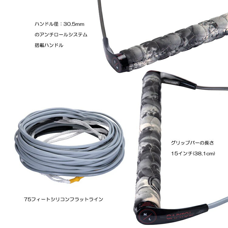 [ HYPERLITE ] �ϥ��ѡ��饤�� 2024ǯ��ǥ� Capitol Pro W/Floating Silicone Flat Line [ ���������ܡ����ѥϥ�ɥ�ȥ饤��Υ��å� ]