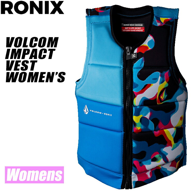[ RONIX ] ロニックス 2023年モデル VOLCOM CE APPROVED IMPACT VEST Women's ヴォルコム インパクトベスト ウィメンズ ウエイクベスト ウェイクボード ライフジャケット ウエイク ライジャケ SUP