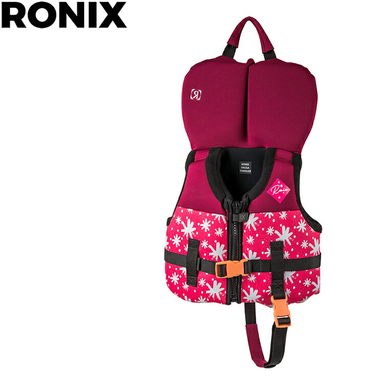 Rakuten - [ RONIX ] ロニックス LAGUNA GIRL'S CGA TODDLER VEST ジュニア用 ウエイク ベスト ウエイクボード ジェットスキー ライフジャケット 水上バイク キッズ 子供用 ラグナ チャイルド ガールズ ユース