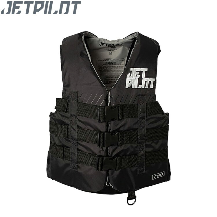 [ JETPILOT ] ジェットパイロット　JA22126CGA ストライク 3バックル CGA ナイロンベスト [ブラック] ..