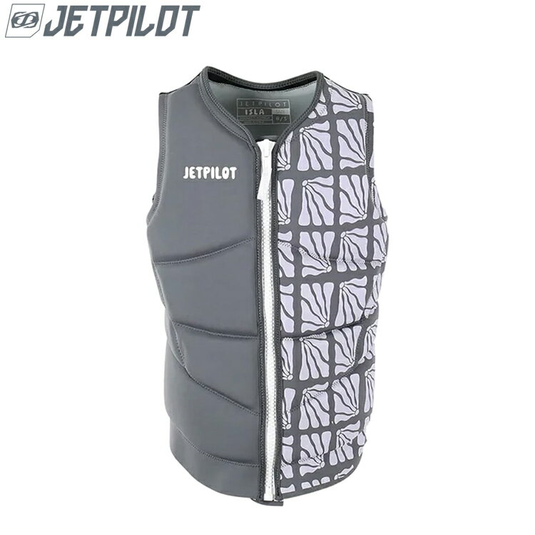 [ JETPILOT ] ジェットパイロット　JA25303CE アイラ X1 フロントエントリー ネオベスト [ チャコール ..