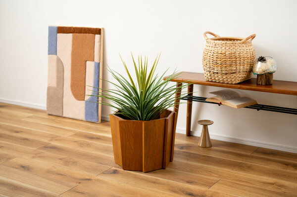 【※半額＆ポイント倍増 期間限定※ スーパーセール開始から12/5まで！】ウッドプランター プランター 木製 天然木 ミンディ 入れ物 カバー 観葉植物入れ 飾り インテリア インテリア雑貨 室内 おしゃれ シンプル ブラウン デザイン 小さめ 雑貨 かわいい 屋内 屋外 リビング