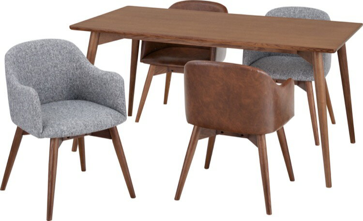 【※当店限定ゲリラセール※!ポイント倍増!7/5〜7/10 まで!】ダイニングテーブル 長方形 おしゃれ ブラウン 木製 リビング 作業 丈夫 ベーシック シンプル 北欧 お洒落 モダン デザイン テイスト スタイル カフェ風 人気 おすすめ アイテム インテリア 家具 新生活 一人暮