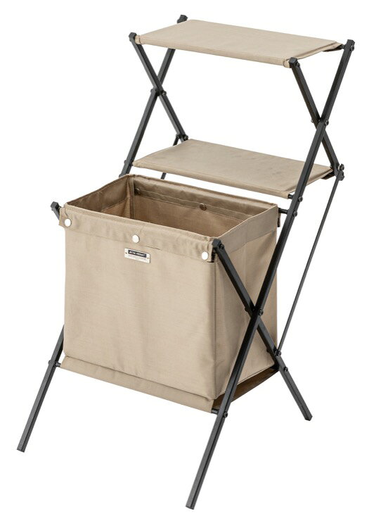 【商品について】種類：ラック【商品サイズ(cm)】(約)W42×D57×H77.5【素材】スチール(粉体塗装) ポリエステル【組立】組立式【原産地】中国※在庫状況や返品、キャンセル等について こちらの商品はメーカー直送商品となります。 ご注文確認後にメーカーへ在庫確認を致しますので、 ご注文後に在庫がない場合がございます。その際は何卒ご了承下さい。 また、商品発送後のキャンセルや返品、交換、変更等はお受け出来かねます。 ※お支払い方法・配送について 北海道・沖縄・離島については、配送不可のため当店により ご注文をキャンセルとさせて頂きます。何卒ご理解お願い致します。 代金引換はご対応不可となります。 ご選択された場合、当店にてご注文キャンセルとさせて頂きますので 何卒ご了承下さい。 ※日時指定について メーカー直送商品の為、日時指定は不可となります。 記載頂きましてもご対応出来かねますので予めご了承下さい。 商品により運送会社が異なります為、確約・確証はございませんが、 発送完了メールに記載のある運送会社及び追跡番号等をご確認頂き、 お客様にて運送会社へご相談下さい。