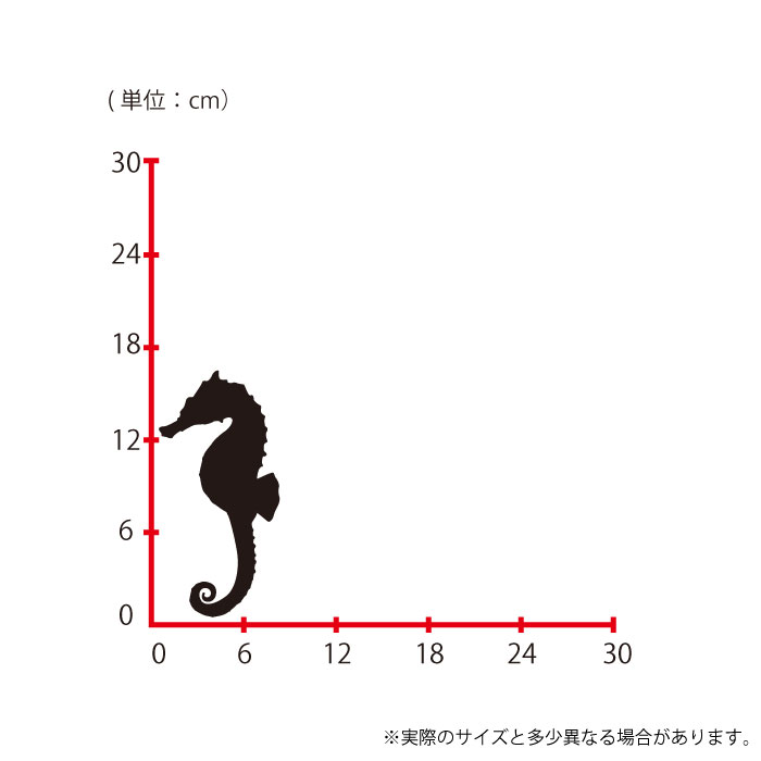 【8/1 限定 ポイント2倍 ワンダフルデー】 ウォールステッカー Mサイズ タツノオトシゴ 竜の落とし子 ウミウマ スイッチ コンセント 小さい 人気 かわいい 面白い シルエット シール DIY デコレーション 転写 インテリア 剥がせる リフォーム プレゼント 飾り付け インテ