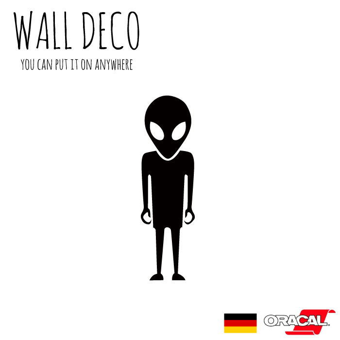 ウォールステッカー 宇宙人 グレイ エイリアン alien space スイッチ コンセント 小さい 人気 かわいい 面白い シルエット シール DIY デコレーション 転写 インテリア 剥がせる リフォーム アレンジ プレゼン