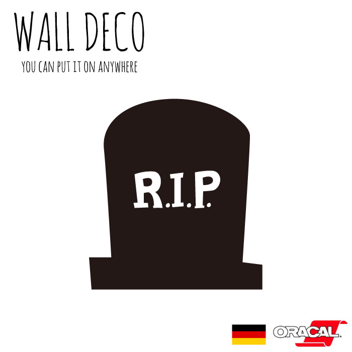 ウォールステッカー 壁シール 壁ステッカー 墓 墓石 十字架 R・I・P アメリカ ゾンビ スイッチ コンセント 小さい 人気 かわいい 面白い シルエット DIY デコレーション 転写 インテリア 剥がせる リフォーム アレンジ プレゼ