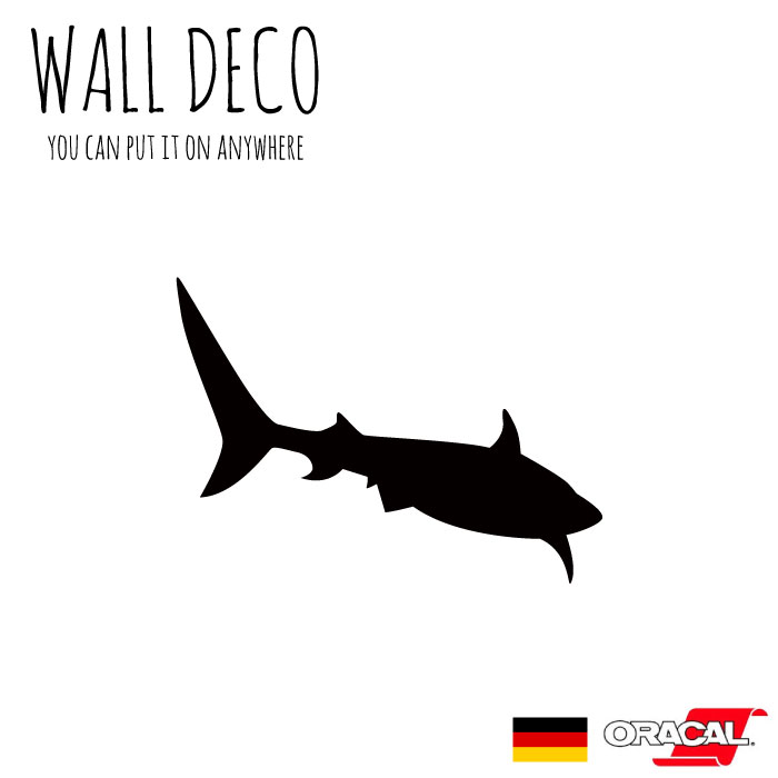 乐天商城 - ウォールステッカー 壁シール 壁ステッカー Lサイズ サメ シャーク アオザメ シュモクザメ 海 スイッチ コンセント 小さい 人気 かわいい 面白い シルエット DIY デコレーション 転写 インテリア 剥がせる リフォーム プレゼ