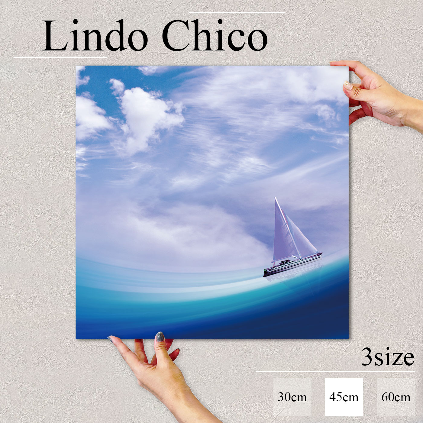 インテリア 雑貨 おしゃれ 絵画 壁掛け アートパネル 海 海面 海岸 浜辺 風景 景色 海 水面 ヨット ハ..