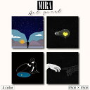 【※期間限定ゲリラセール※ 超特価クーポン発行!5/20〜5/25 】インテリア 韓国 壁掛け アートパネル モダン イラスト コリア イラスト 夜景 夜 夜空 アート 電球 ハート 近代アート モノトーン モノクロ シック 白黒 星 月 寝室 癒やし 芸術 ファブリックパネル 玄関 北欧(3)