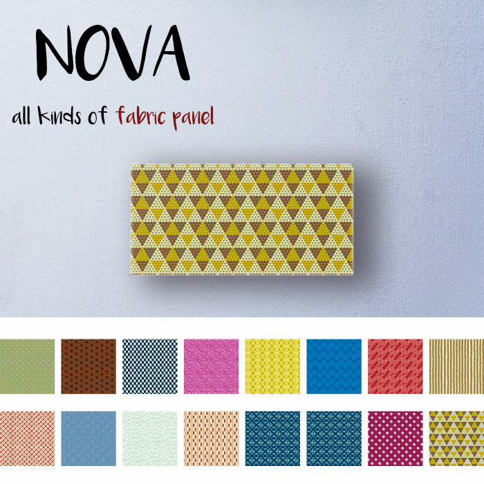 インテリア 雑貨 おしゃれ 壁掛け アートパネル ファブリックパネル 和 モダン 和柄 総柄 日本柄 japan 露芝（つゆしば） 着物 稲穂 青色 ブルー ネイビー カラー 幾何学文様 紋章 家紋 NOVA アートボード ハンドメイド