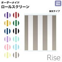 ロールスクリーン Rise 採光 ストライプ 縦線 ボーダー