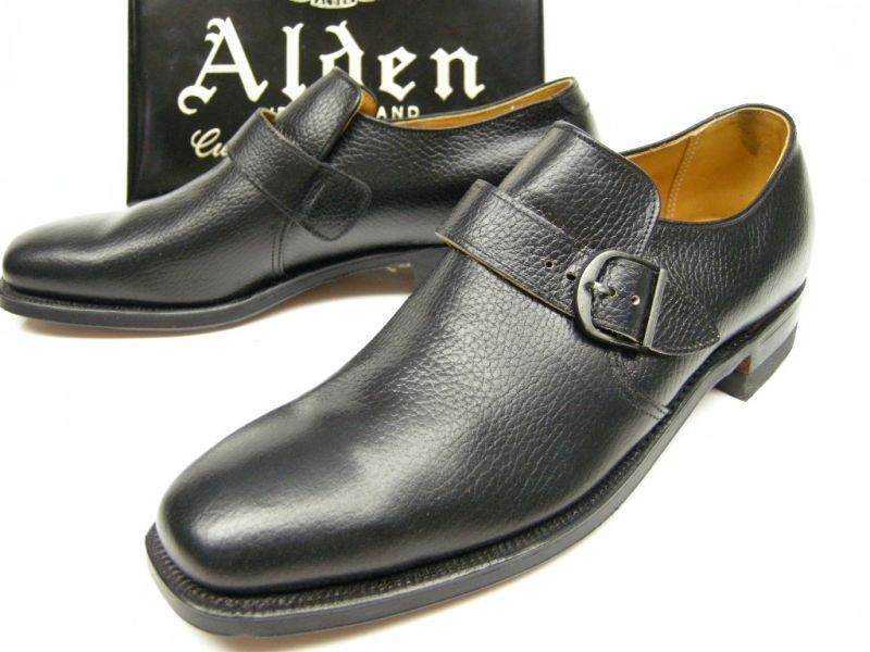 オールデン ビジネスシューズ メンズ Alden(オールデン)/メンズ/旧ロゴ ビンテージデッドストック (MONK STRAP SHOES)モンクストラップシューズ/サイズ9.5A(26-26.5cm)/カーフレザー