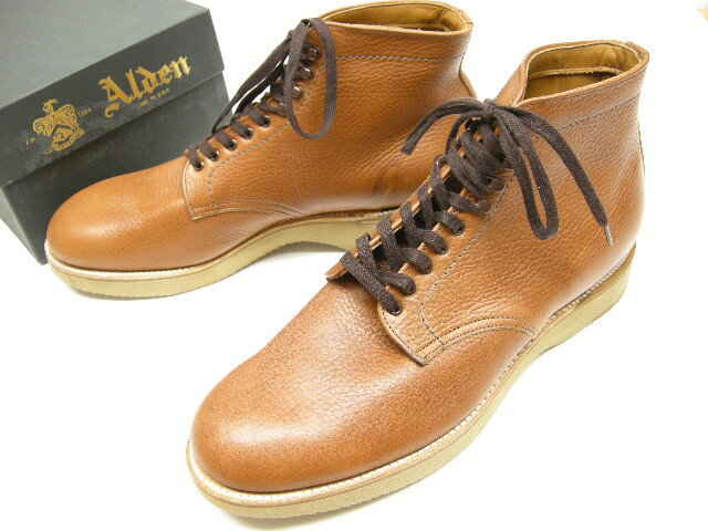 Alden(オールデン)REJECT(リジェクト)アウトレット/メンズ/#45820Hプレーントゥーブーツ マンソンブーツMANSON BOOTSブラウン/サイズUS 10.5D(28.5cm)