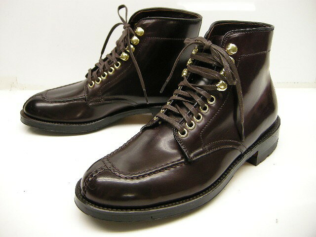 【訳あり】Alden/オールデン/#40428C/シェルコードバンタンカーブーツ/shell cordovan tanker boots/メンズ【バーガンディー#8カラー】【サイズUS 6.5D(24.5-25cm)】【アウトレット】【アメリカ別注品/日本未発売品】