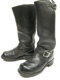 USED(中古)/WESCO(ウエスコ)x LANGLITZ LEATHERS(ラングリッツレザー)エンジニアブーツ/ENGNEER BOOTS/ 1980s CUSTOM BOSS(カスタム ボス)ビンテージ(VINTAGE)/サイズ8E(26cm)