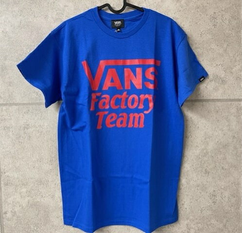 STANDARD CALIFORNIA VANS × SD LOGO CREW Tee スタンダードカリフォルニア ロゴ Tシャツ Factory Team T シャツ バンズ ヴァンズ ブルー/サイズM/L/XL