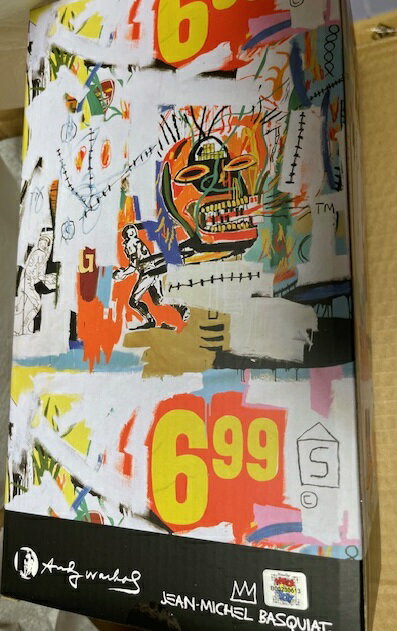 MEDICOM TOY/ǥȥ/٥֥å/BE@RBRICK/Andy Warhol x JEAN-MICHEL BASQUIAT #4 400%/Х ǥۥ/ǥۡ/4530956598277