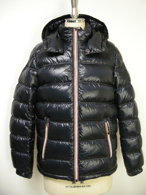 【MONCLER/モンクレール/GASTON/ガストン/フード付きダウンジャケット/742/ダークネイビー系】【KIDS(キッズ/ジュニア/ボーイ/ガール)レディース,メンズも着用可ユニセックス】【2015-2016年A/W AW秋冬/サイズ14A(メンズ0 レディース2-3)】