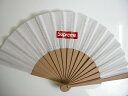 2016S/S/Supreme/シュプリーム/Sasquatchfabrix/サスクワァッチ サスクワッチ ファブリックス/Folding Fan/せんす/扇子/16SS春夏/ホワイト/白/WHITE/BOX LOGO【メンズ/レディース】