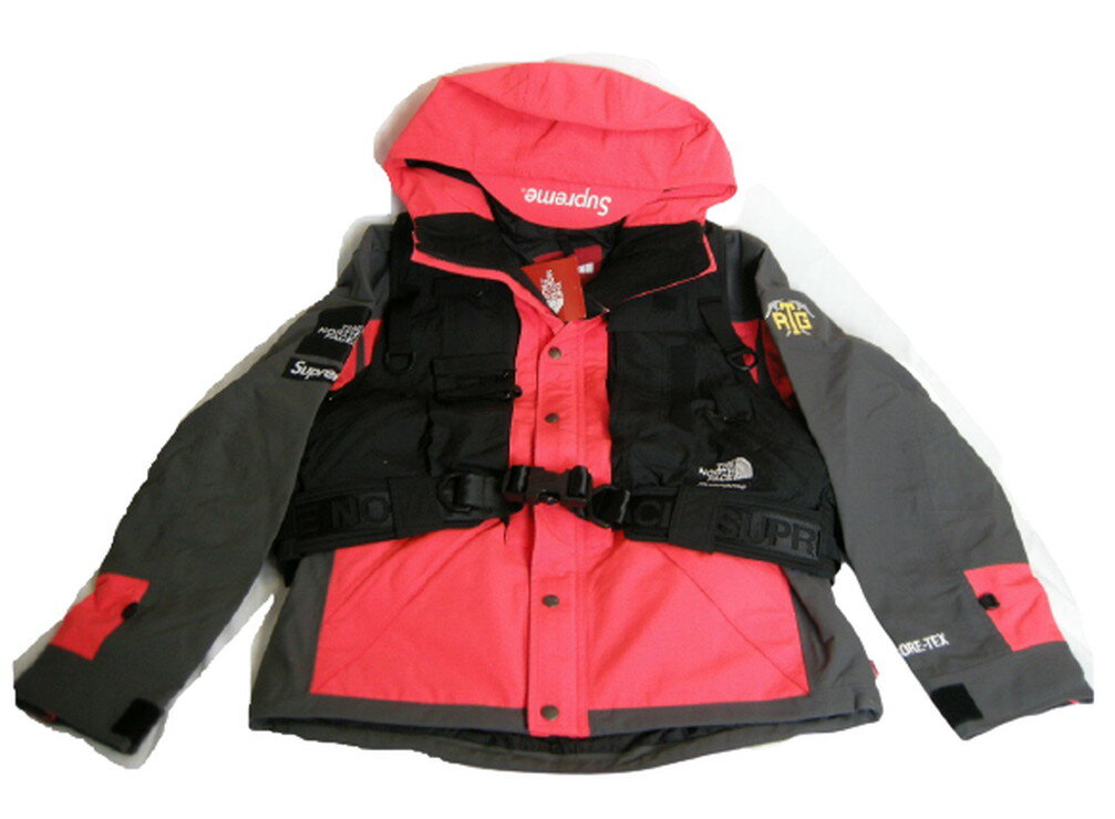 2020SS/Supreme/シュプリーム/THE NORTH FACE RTG Jacket + Vest/ノースフェイス マウンテンジャケット ベスト セット/20SS/春夏/メンズ/サイズS/RRロケットレッド