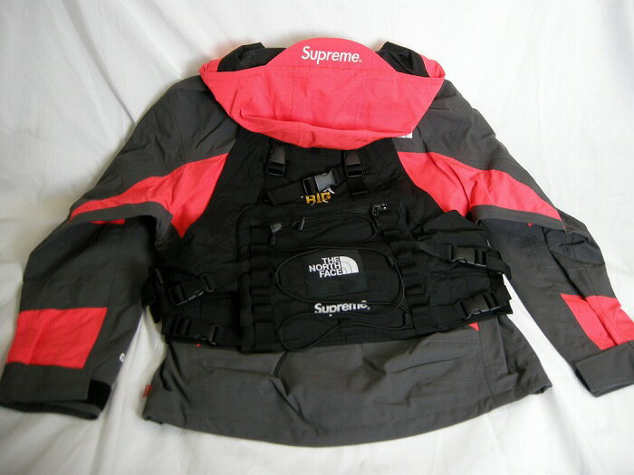 2020SS/Supreme/シュプリーム/THE NORTH FACE RTG Jacket + Vest/ノースフェイス マウンテンジャケット ベスト セット/20SS/春夏/メンズ/サイズS/RRロケットレッド