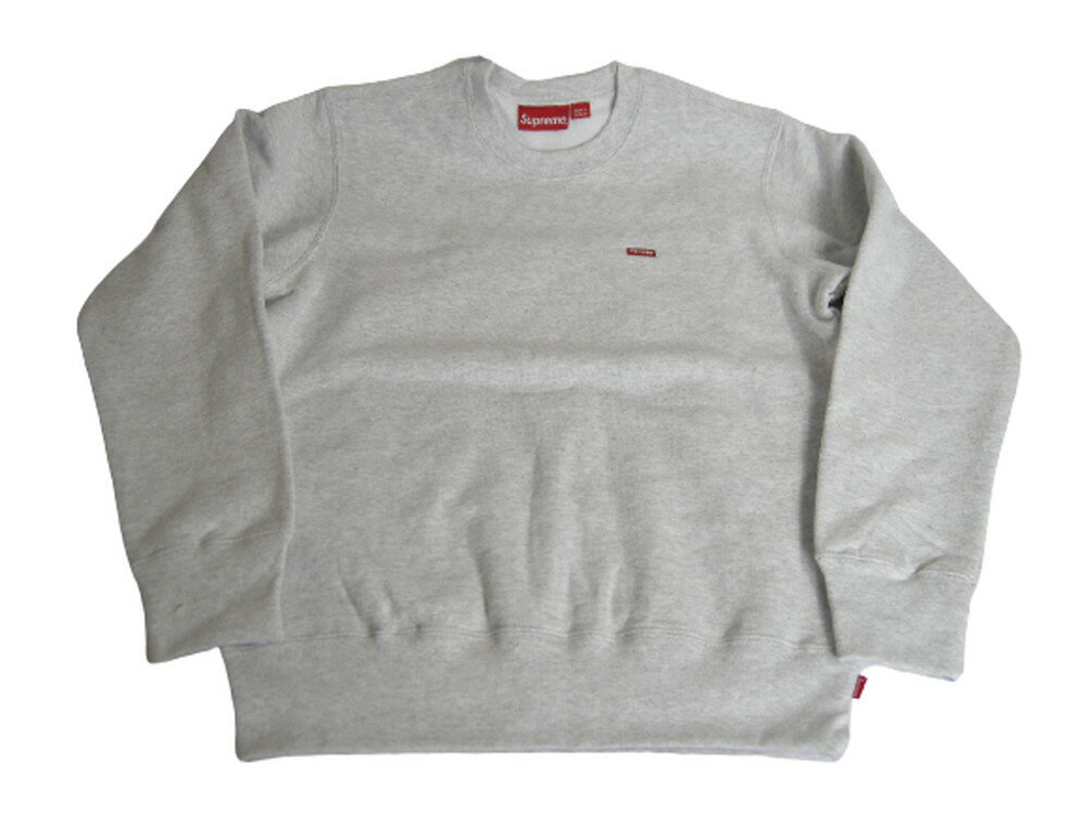 シュプリーム トレーナー メンズ 2019AW/Supreme/シュプリーム/Small Box logo Crewneck/スモールボックス クルーネック/スウェット/スエット/19FW/19AW/2019FW/秋冬/アッシュグレー/Ash Gray/メンズ/レディース/サイズS