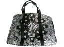 2021SS/Supreme/シュプリーム/Bandana Tarp Large Duffle bag/バンダナ柄タープラージダッフルバッグ/トートバッグ/TOTE BAG/ドラムバッグ/ボストンバッグ/ショルダーバッグ/2WAY/メンズ/レディース/ユニセックス/BOX LOGO/ボックスロゴ/ブラック/黒(4)