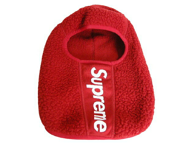 2017AW/Supreme/シュプリーム/Polartec Deep Pile Balaclava Red/ポーラーテック ディープ パイル バラクラバ/ネックウォーマー/ボアフリース/目出し帽/17AW/17FW/メンズ/レッド/RED/赤