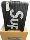 2018SS/Supreme x RIMOWA Topas Multiwheel 45L black/シュプリーム リモワ トパーズ/容量45L/ブラックアルミニウム/メンズ/レディース/トランクケース/キャリーケース/スーツケース/トラベル/旅行